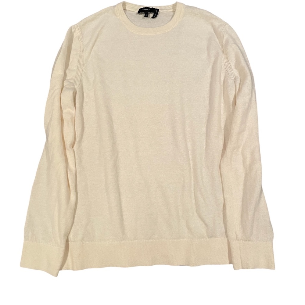 Theory Men's Cream Sweater